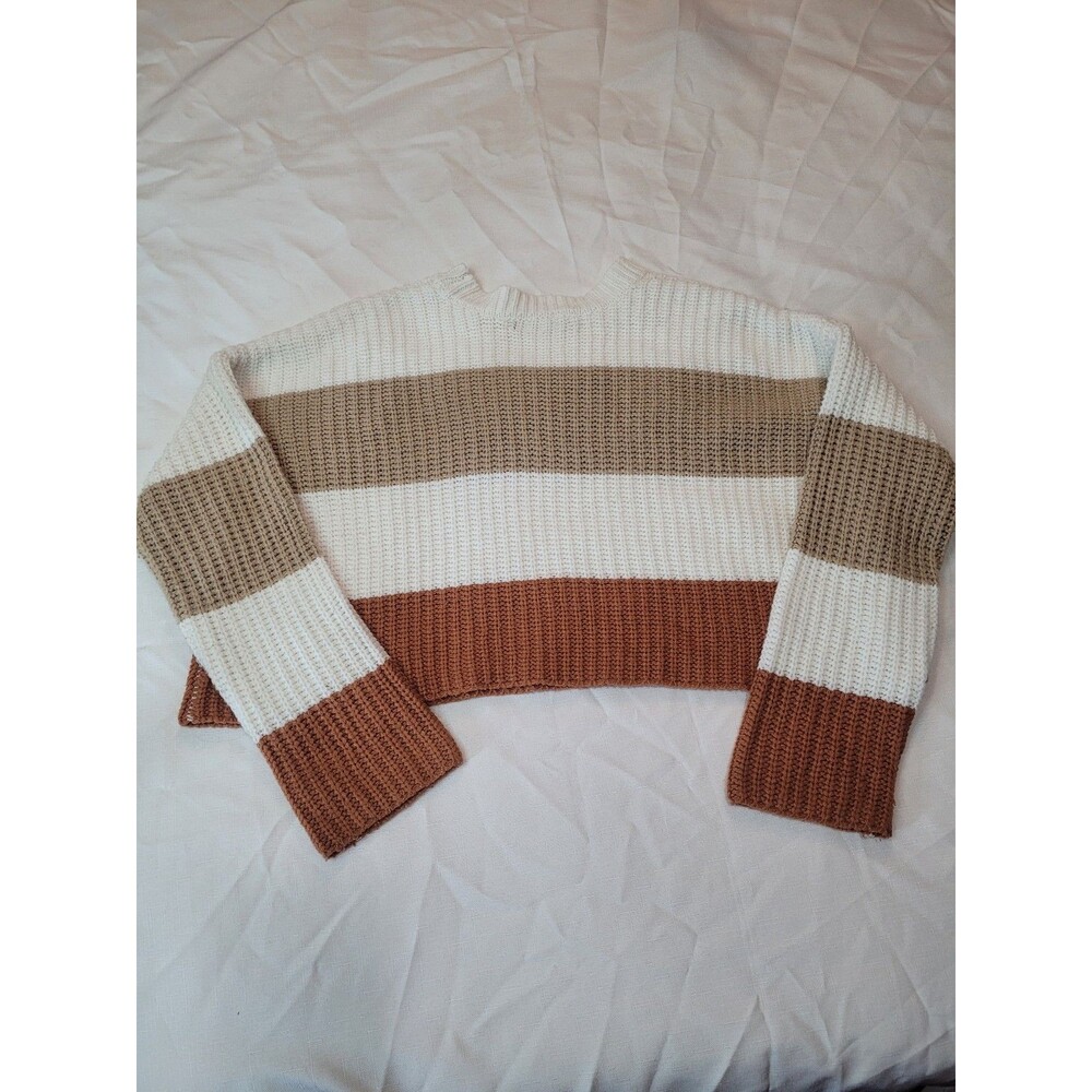 Moon & Madison Striped Knit Sweater (Size S).. #M